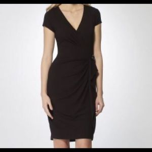 CACHE BLACK DRESS BUCKLE DETAIl SZ S NWT